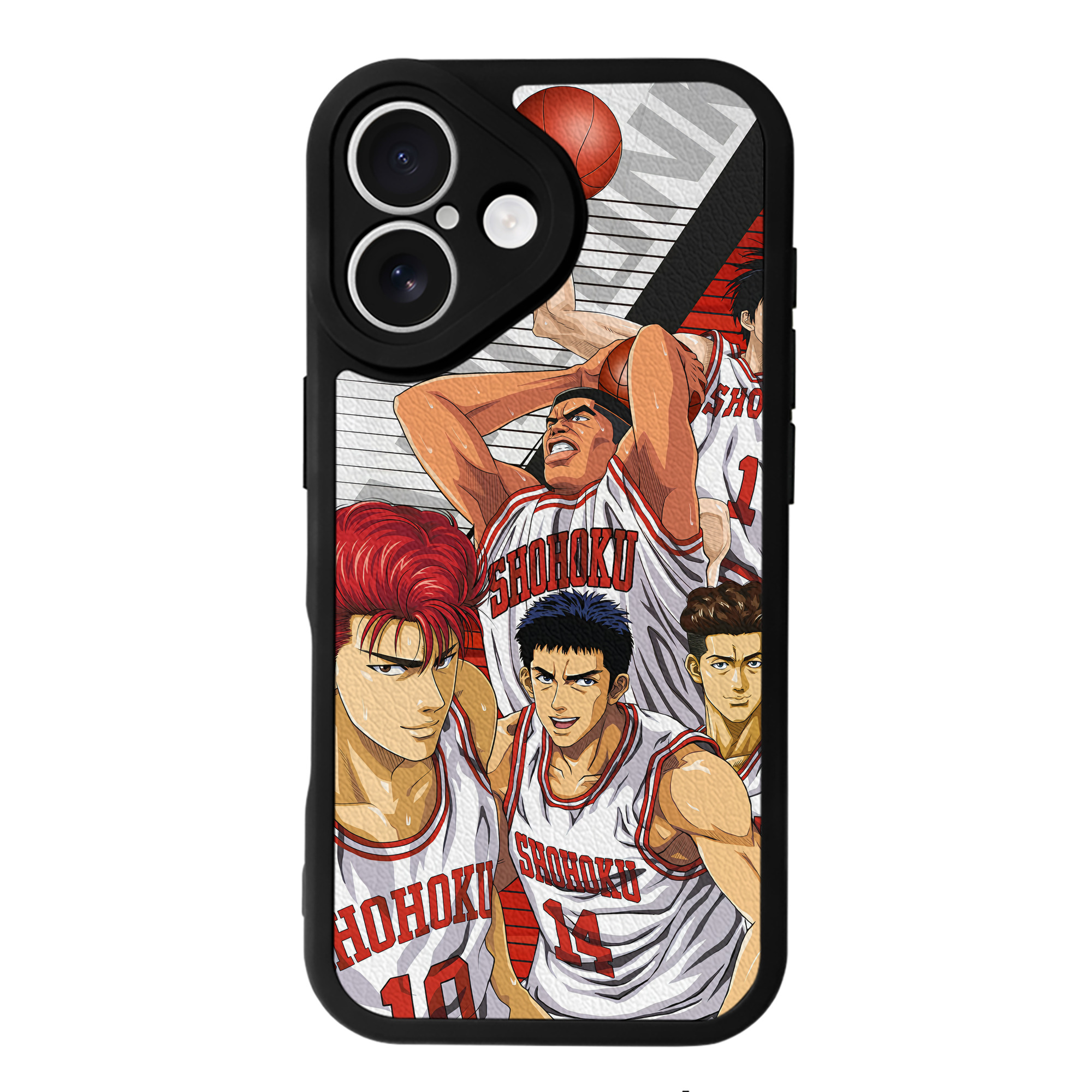 （画像用） SLAM DUNK／スラムダンク 【iPhone 16シリーズ対応】シリコンスマホケース（レザー調） 材質：シリコン